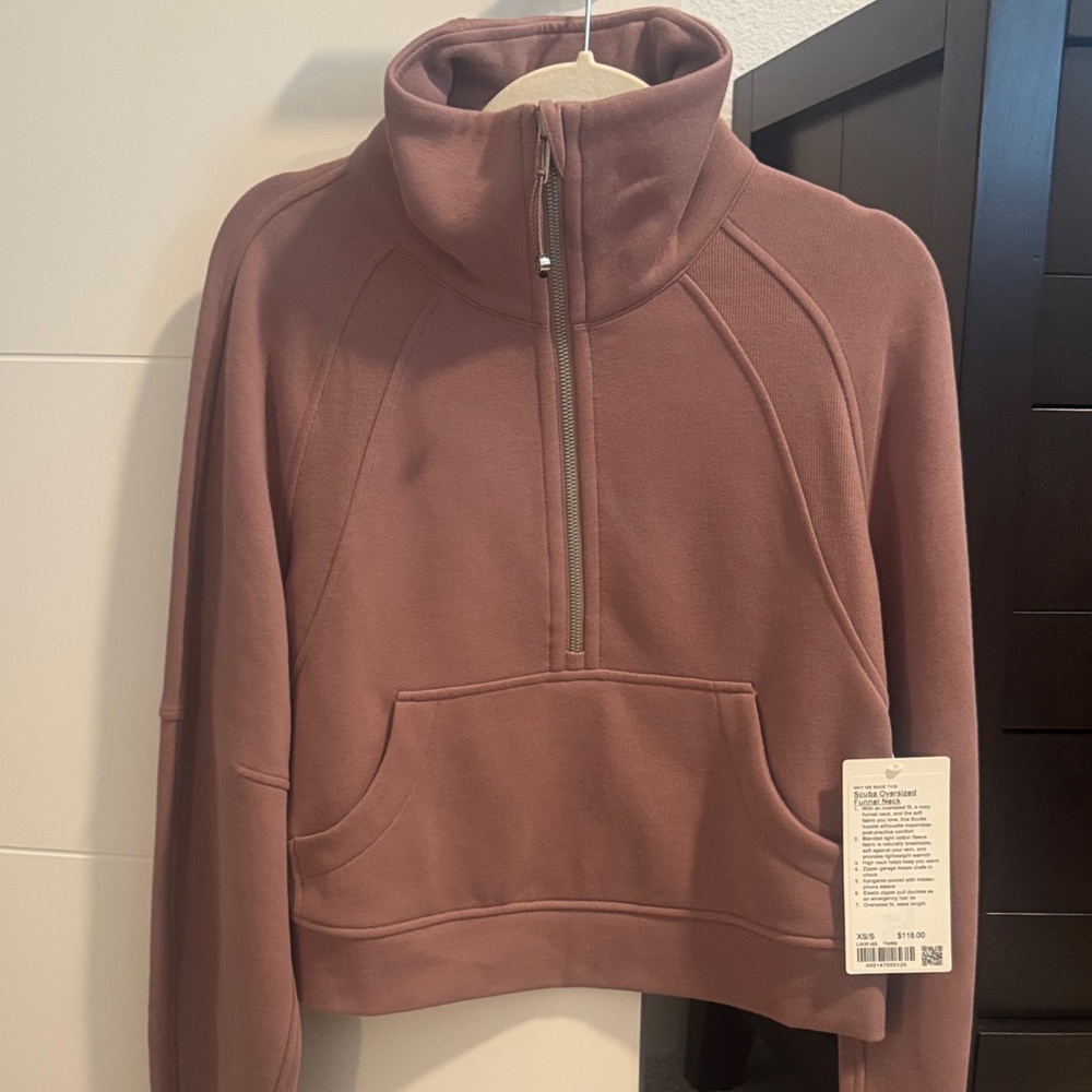 lululemon athletica Dusty scuba oversized funnel neck Jacket